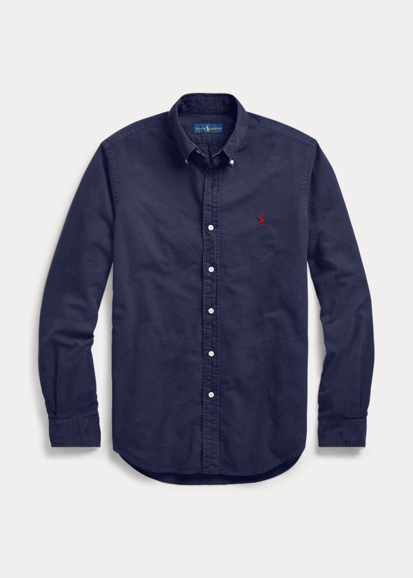 Men's Polo Ralph Lauren Garment-Dyed Oxford Shirt | 187405KRN